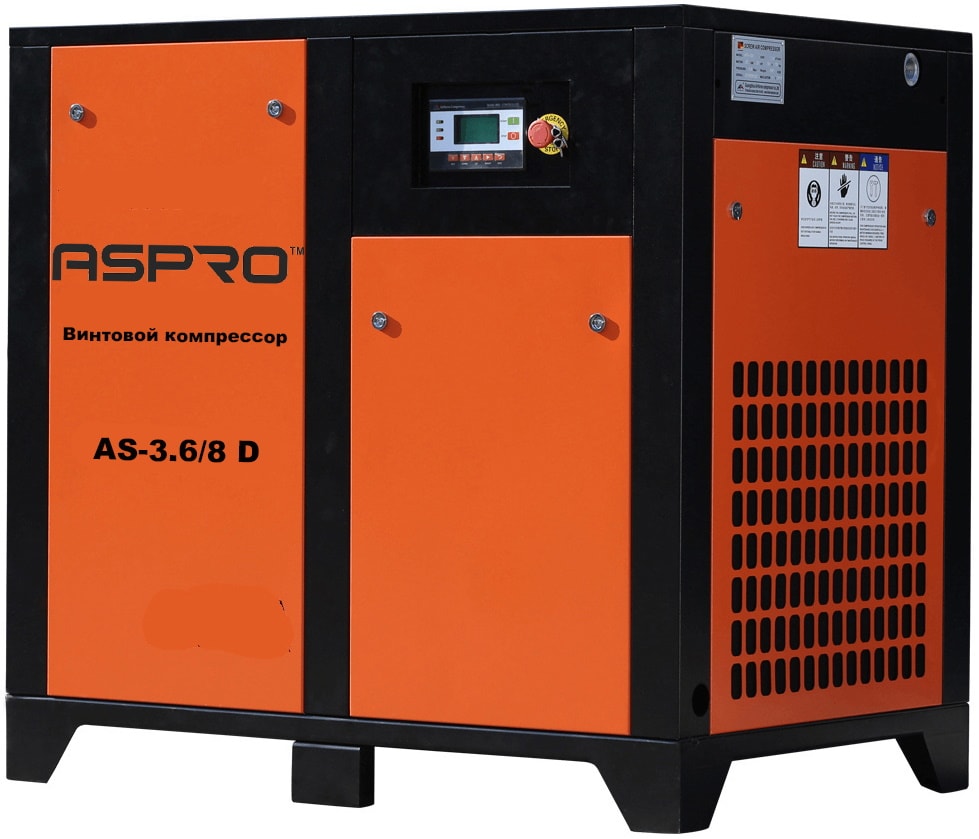 Винтовой компрессор ASair (ASpro) AS-3.6/8-D
