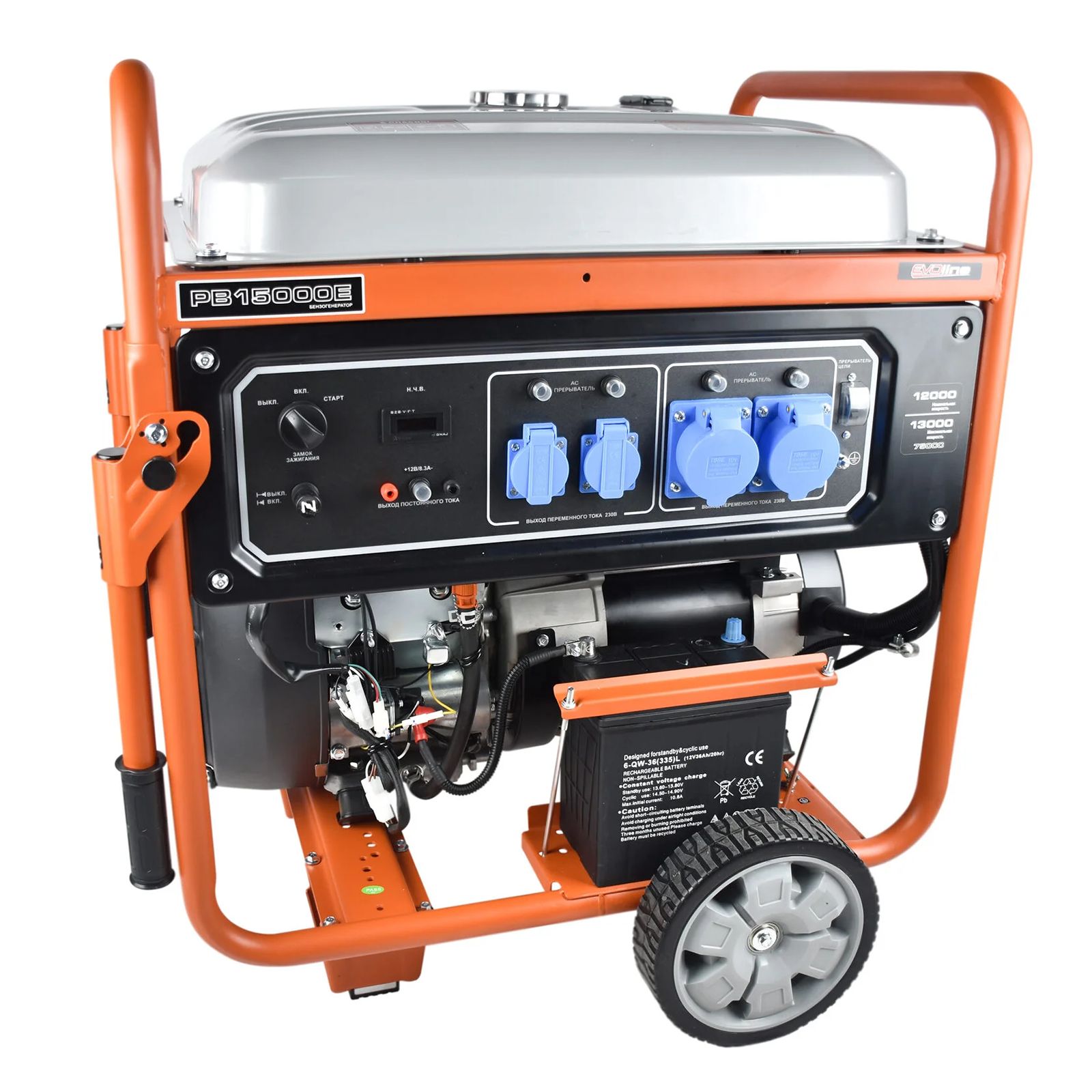 Бензиновый генератор EVOline PB 15000 E