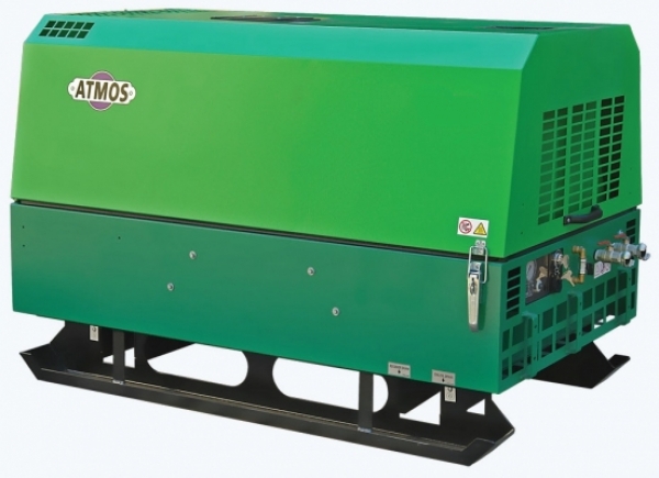 Дизельный компрессор Atmos PDP 35 12 на салазках