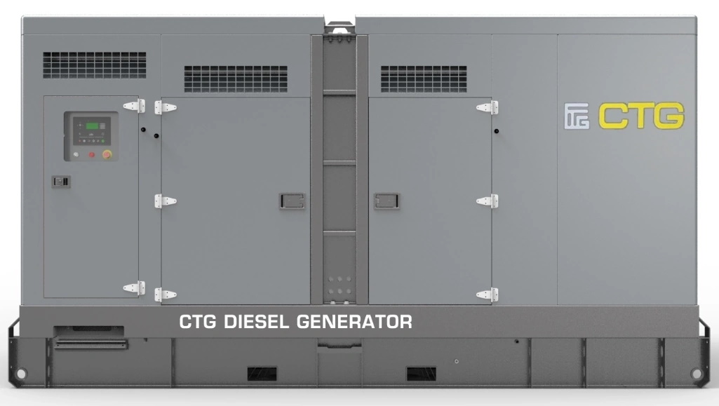 Дизельный генератор CTG 1250С в кожухе с АВР