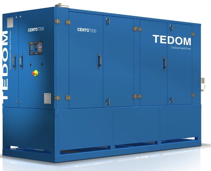 Газовый генератор Tedom Cento T180 в кожухе