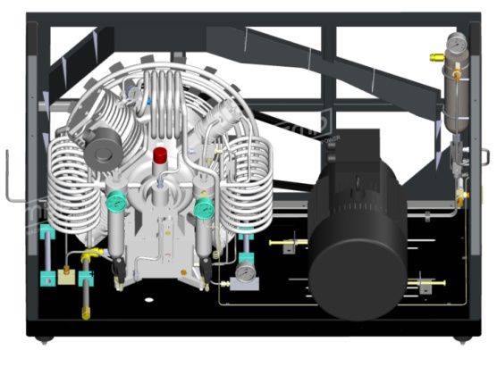Компрессор для дыхания GMP MCH-C-385/300 (ГОСТ Р 53263-2019)