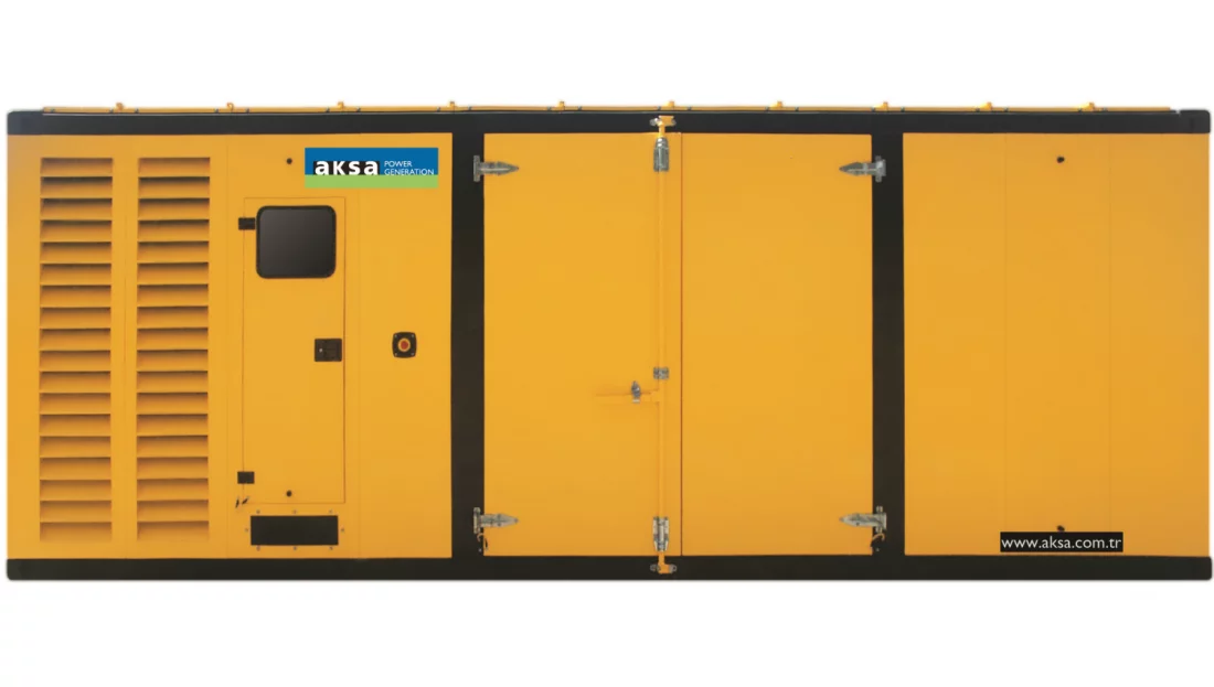 Дизельный генератор Aksa APD-1100P в кожухе