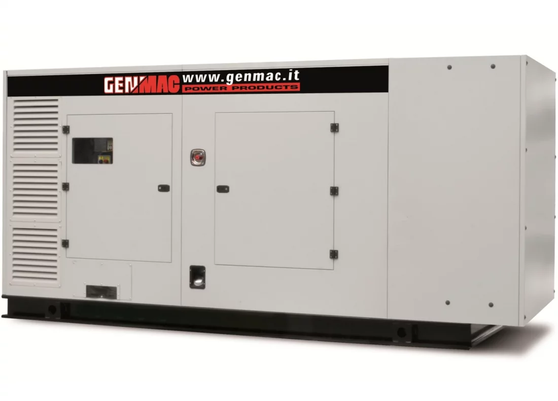 Дизельный генератор Genmac G600IS в кожухе