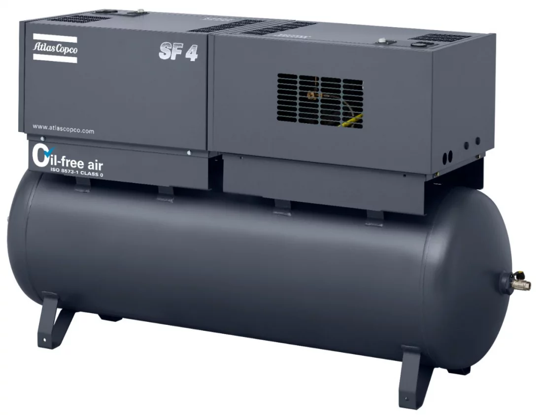 Спиральный компрессор Atlas Copco SF6 8P SKID TWIN (500l)