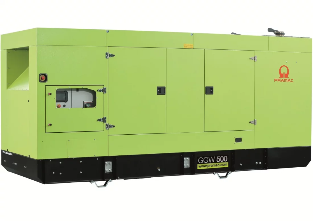 Газовый генератор Pramac GGW500G в кожухе с АВР