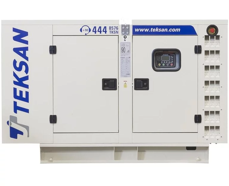Дизельный генератор Teksan TJ50PE-1 в кожухе