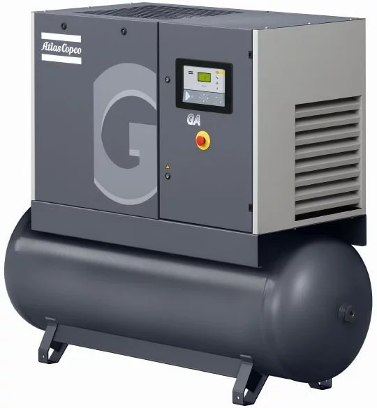 Винтовой компрессор Atlas Copco GA 18 10 с ресивером