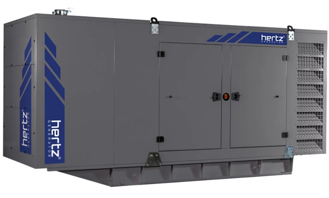 Дизельный генератор Hertz HG 660 DL в кожухе с АВР