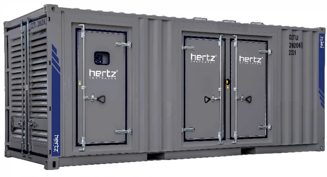 Дизельный генератор Hertz HG 550 BC в кожухе