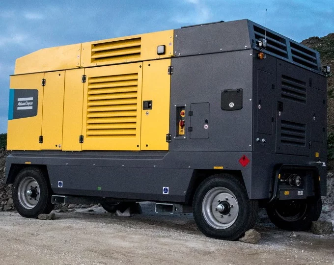 Дизельный компрессор Atlas Copco Y 1260 25 на шасси