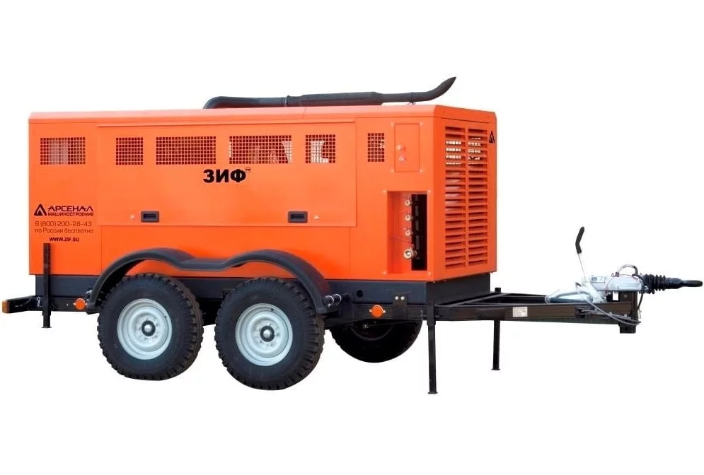 Дизельный компрессор ЗИФ ПВ-20/0,7 на шасси