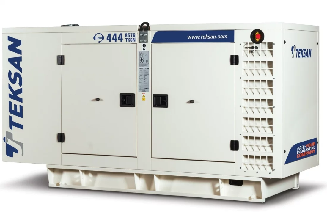 Дизельный генератор Teksan TJ330DW5C в кожухе