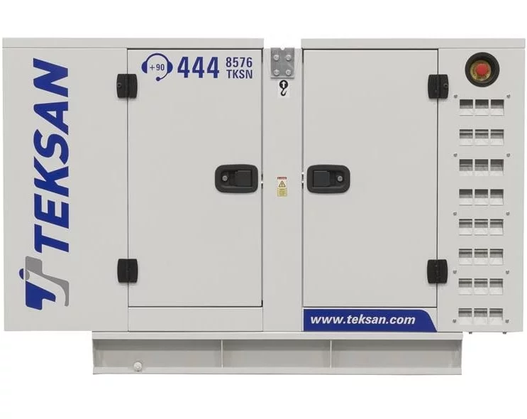 Дизельный генератор Teksan TJ85BD5C в кожухе