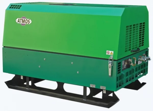 Дизельный компрессор Atmos PDP 28 12 на салазках