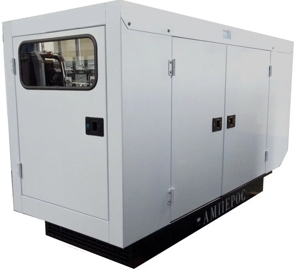 Дизельный генератор АМПЕРОС АД 60-Т400 P (Проф) в кожухе