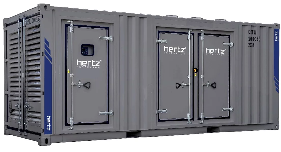Дизельный генератор Hertz HG 825 BC в кожухе с АВР
