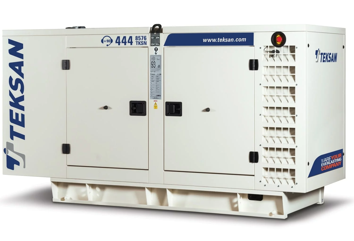 Дизельный генератор Teksan TJ330DW5C в кожухе