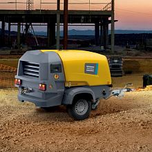 Дизельный компрессор Atlas Copco XAS 138 на шасси — фото 5
