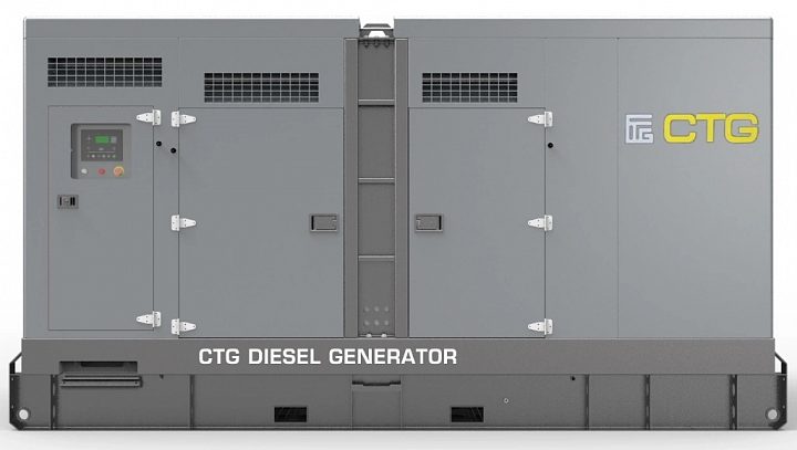 Дизельный генератор CTG 275C в кожухе