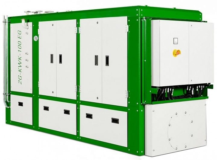 Газовый генератор 2G KWK-140 EG в кожухе
