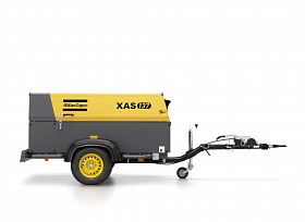 Дизельный компрессор Atlas Copco XAS 137 KD C2 на шасси — фото 4