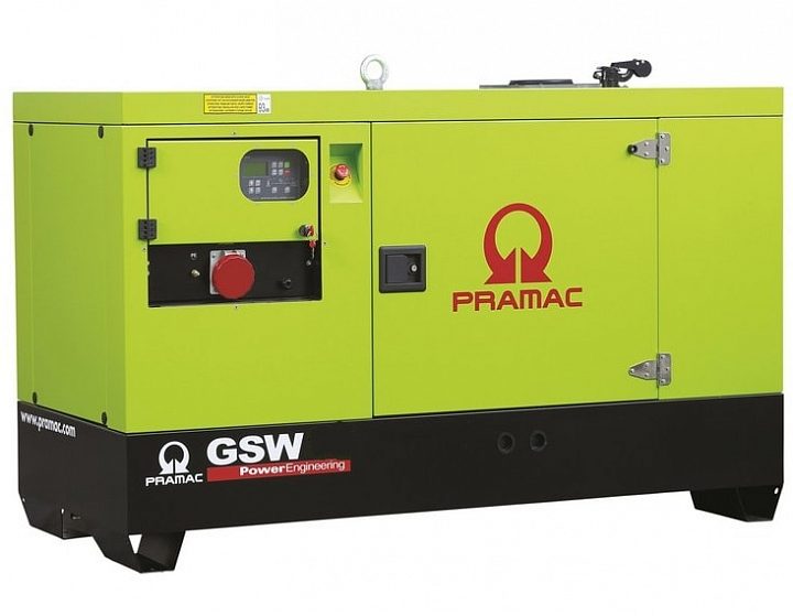 Дизельный генератор Pramac GSW 45 P в кожухе с АВР