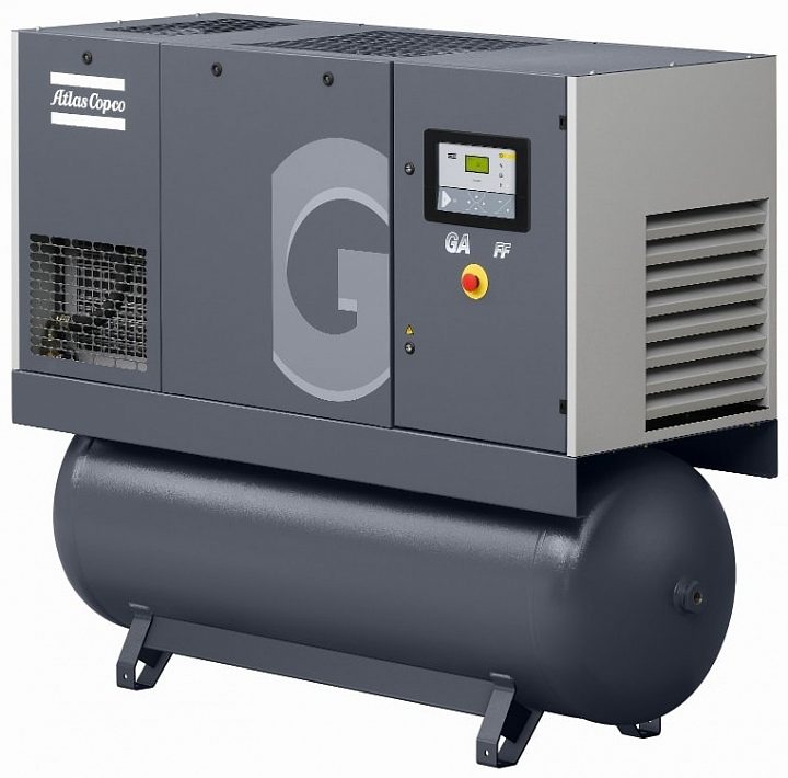 Винтовой компрессор Atlas Copco GA 22 7,5 FF с ресивером