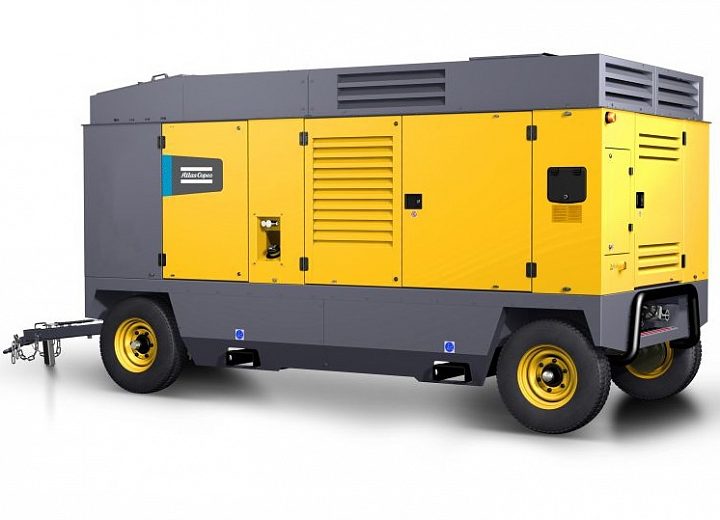 Дизельный компрессор Atlas Copco Y 1300 20 на шасси