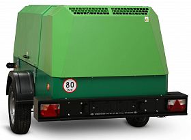 Дизельный компрессор Dalgakiran PDP 65-7 (фикс без тормоза) — фото 4