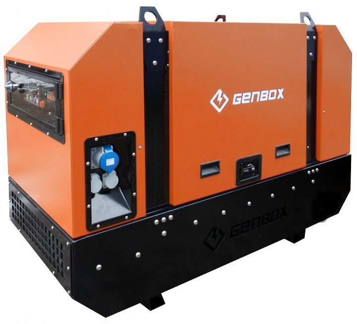 Дизельный генератор GENBOX JD120 в кожухе