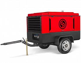 Винтовой компрессор Chicago Pneumatic CPS 350 Е на шасси — фото 1