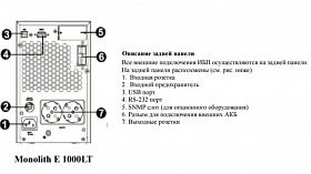 Источник бесперебойного питания ELTENA Monolith E 1000LT — фото 4