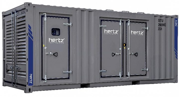 Дизельный генератор Hertz HG 1400 BC в кожухе с АВР