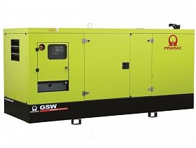 Дизельный генератор Pramac GSW180P в кожухе — фото 1