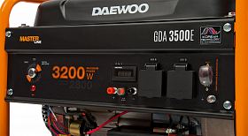 Бензиновый генератор Daewoo GDA 3500E — фото 5