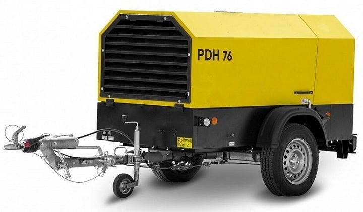 Дизельный компрессор Dalgakiran PDH 76-7 (фикс без тормоза)