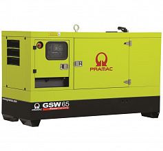 Дизельный генератор Pramac GSW 65 P в кожухе — фото 1