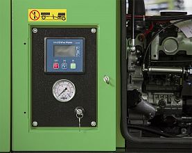 Дизельный компрессор Atmos PDP 35 10 фикс с тормозом — фото 4