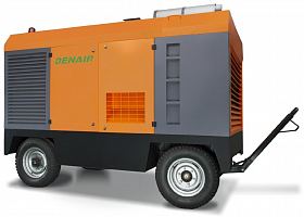 Дизельный компрессор Denair DACY-17/8 (на шасси) — фото 1