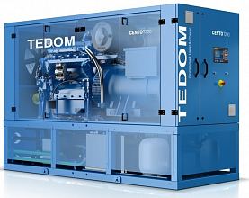 Газовый генератор Tedom Quanto D580 в кожухе — фото 2