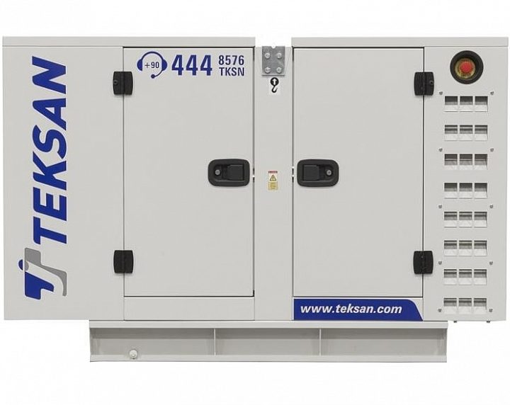 Дизельный генератор Teksan TJ110BD5C в кожухе